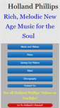 Mobile Screenshot of musicbyholland.com